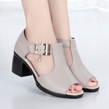 Thick-Heeled Sandals
