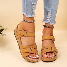 Velcro Wedge Sandals for Women