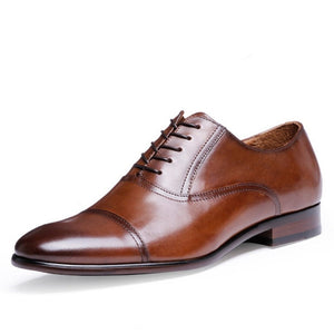 Retro Patent Leather Business Men Dress Shoes - Jubicka