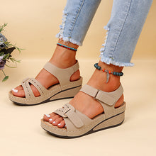 Velcro Wedge Sandals for Women